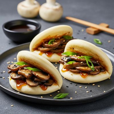 Mushroom Stuffed Bao (3 pcs)